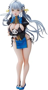 ユニオンクリエイティブ(UNION CREATIVE) 煎茶イラスト『ぱんだちゃん(チャイナドレス)』 ノンスケール PVC&ABS製 塗装済み 完成品フィギュア ベージュ 全高約275mm 4589642714453